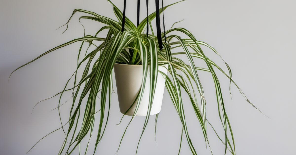 The Hanging Spider Plant & Eco Pot